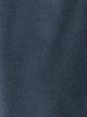 Blue Slim Fit Textured Flannel Suit Trousers - Image 8 of 9