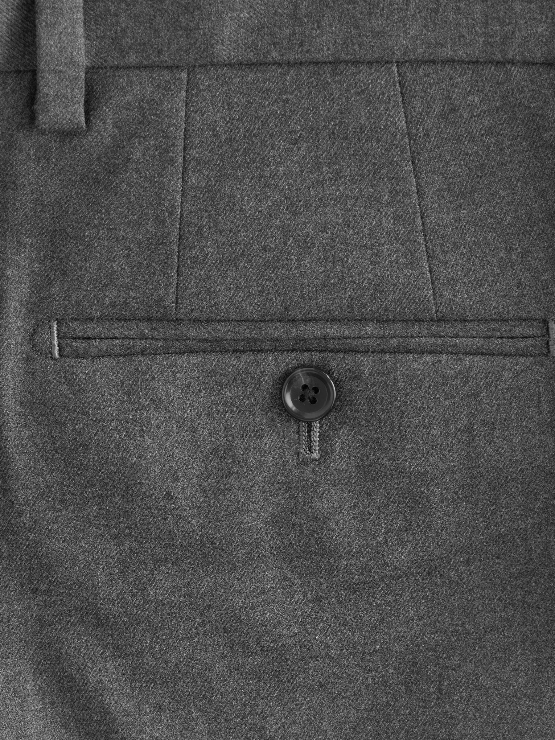 Buy Grey Slim Fit Flannel Suit Trousers from Next South Africa