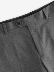 Grey Slim Fit Flannel Suit Trousers - Image 9 of 9