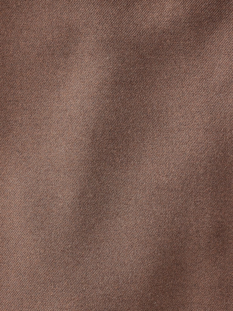 Brun - Coupe ajustée Flannel Costume Veste - Image 7 of 10