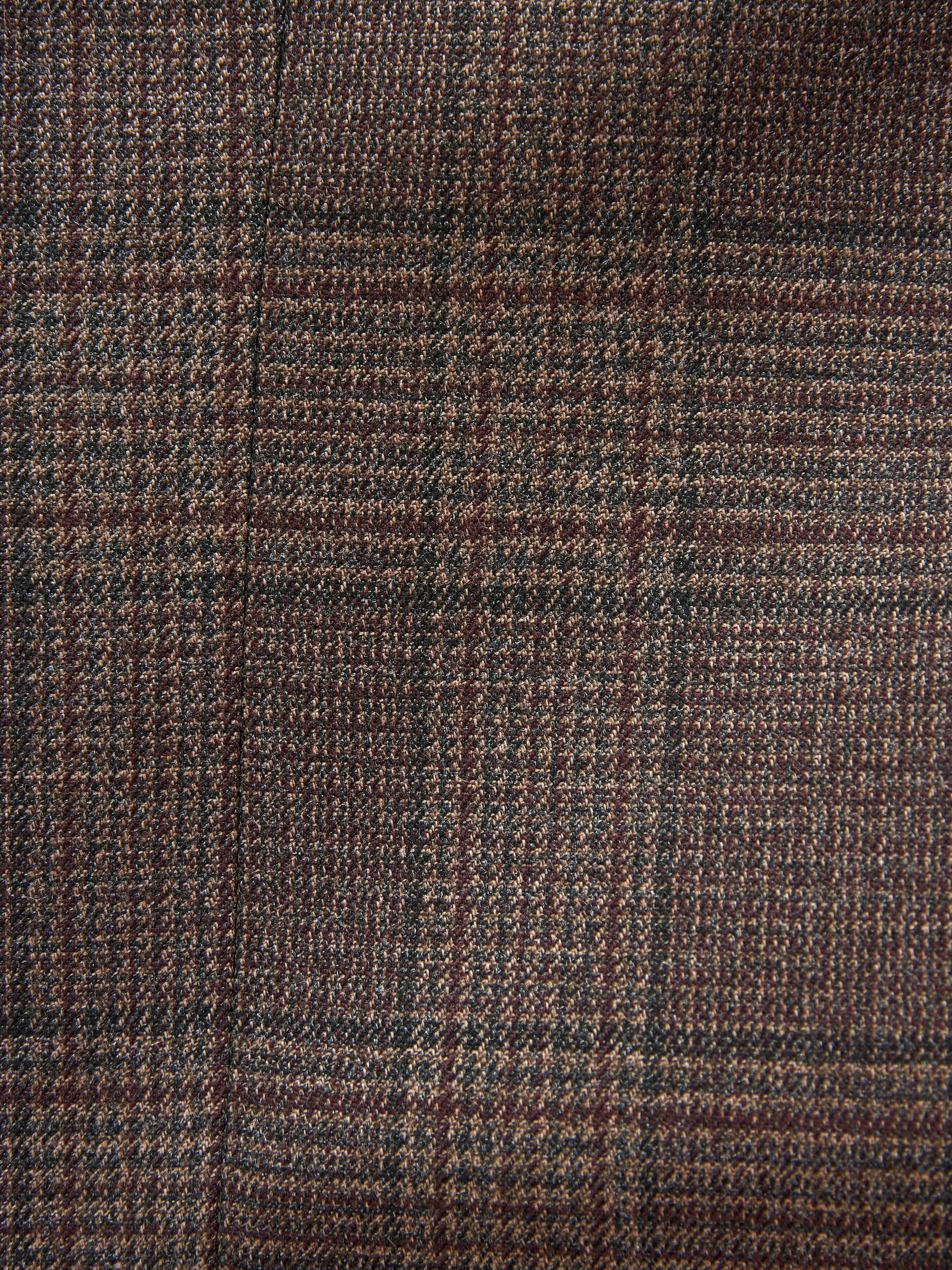 Buy Brown Trimmed Check Suit Jacket from Next USA
