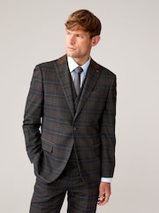 Navy Regular Fit Jacket - Image 1 of 11