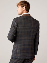 Navy Regular Fit Jacket - Image 3 of 11