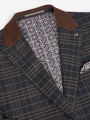 Navy Regular Fit Jacket - Image 9 of 11