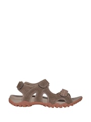 Mountain Warehouse Brown Rock Pool Suede Walking Sandals - Image 1 of 4