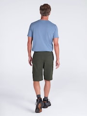 Mountain Warehouse Green Saunter UV Max Quick Drying Belted Cargo Shorts - Image 4 of 4