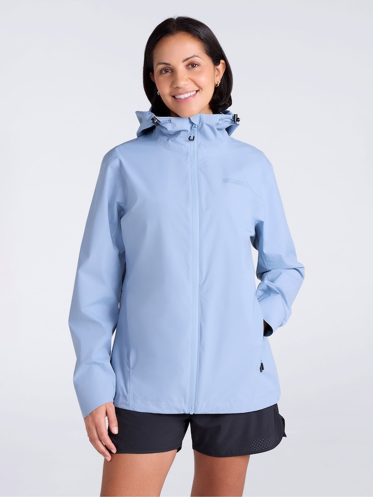 Mountain Warehouse Blue Aerovent Waterproof Packable Windbreaker - Image 2 of 14 Mountain Warehouse Blue Aerovent Waterproof Packable Windbreaker - Image 2 of 14