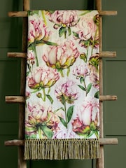 Voyage Fuchsia Pink Heligan Throw - Image 2 of 2