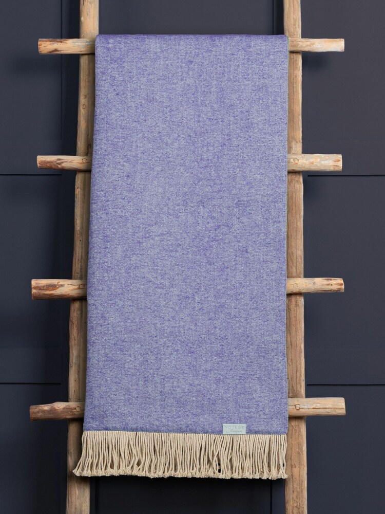 Voyage Violet Selkirk Throw - Image 2 of 2