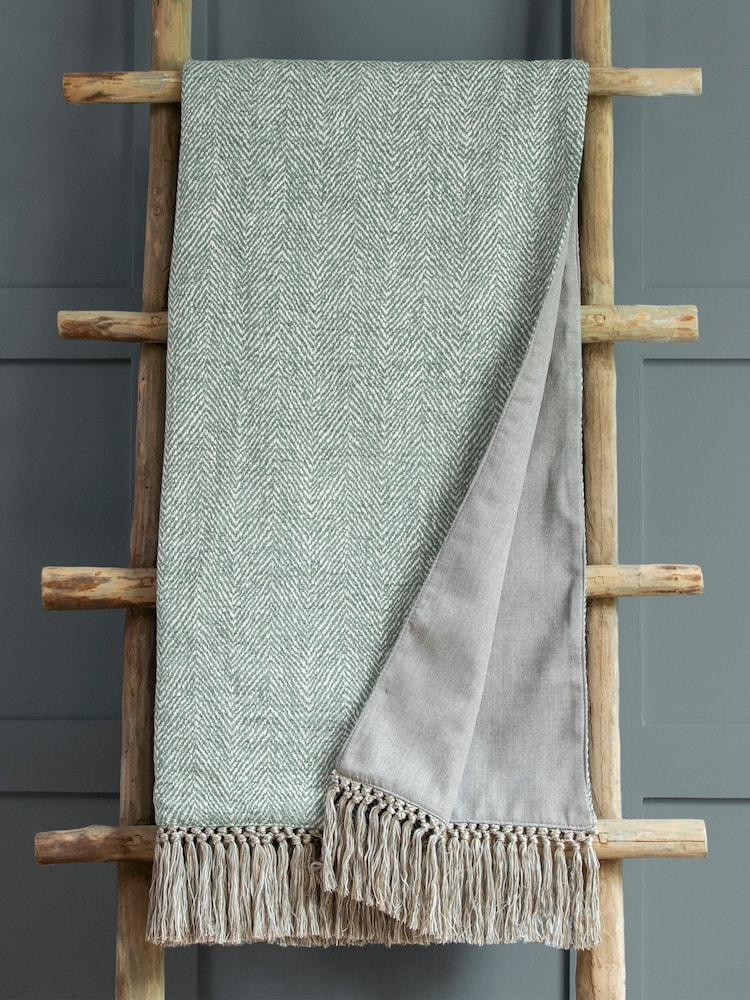 Voyage Duck Egg Oryx Throw - Image 1 of 3