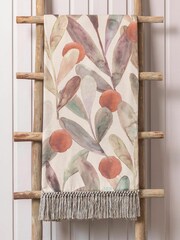 Voyage Mulberry Red Enso Throw - Image 2 of 2