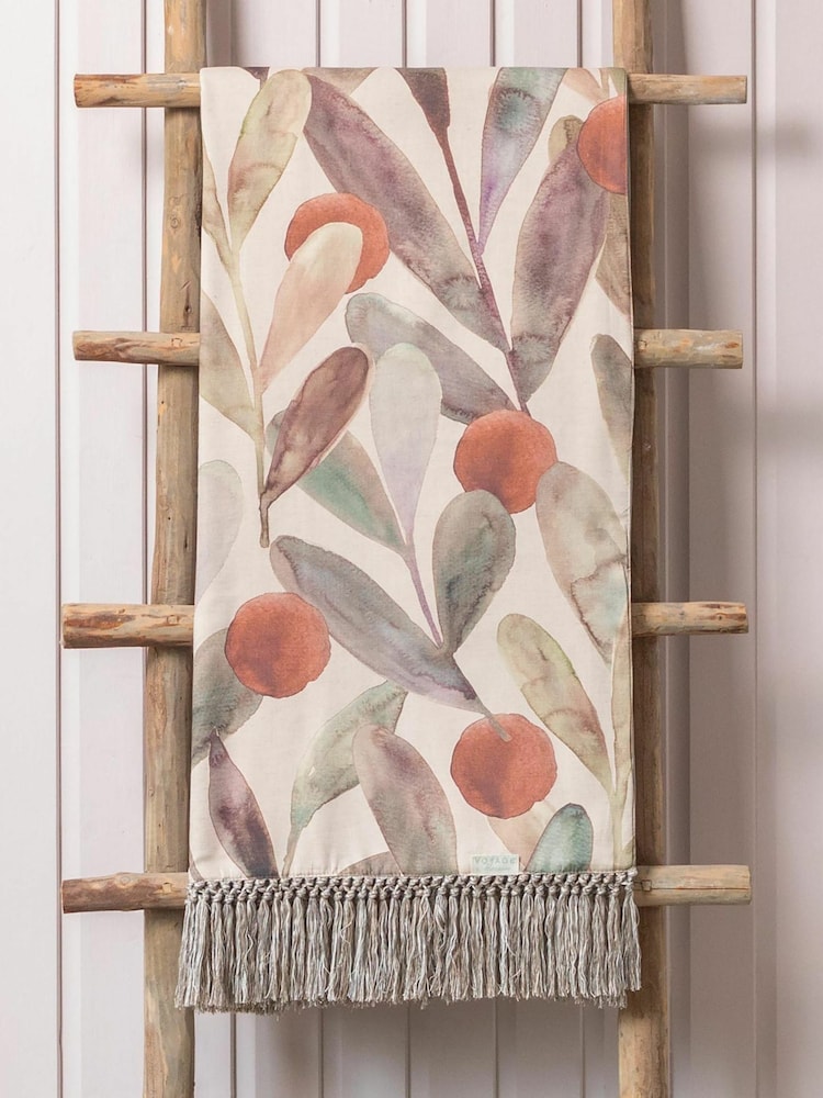 Voyage Mulberry Red Enso Throw - Image 2 of 2