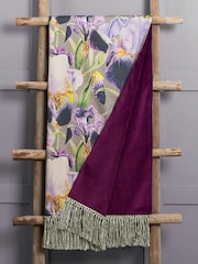Voyage Damson Purple Elva Throw - Image 1 of 2