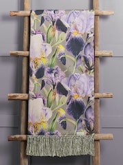 Voyage Damson Purple Elva Throw - Image 2 of 2