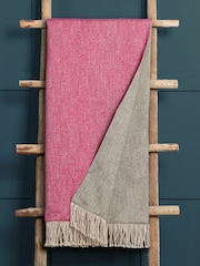 Voyage Geranium Selkirk Throw - Image 1 of 2