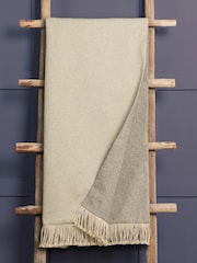 Voyage Cashew Selkirk Throw - Image 2 of 2