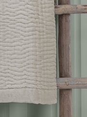 Voyage Maison Quartz Haze Quilted Velvet Throw - Image 3 of 5