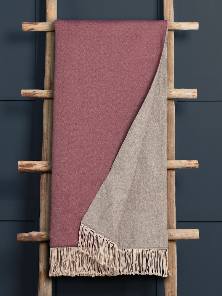 Voyage Grape Selkirk Throw - Image 1 of 2