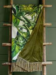 Voyage Fern Easton Cotton/Linen Mix Throw - Image 1 of 2