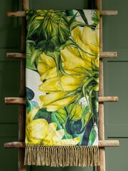 Voyage Fern Easton Cotton/Linen Mix Throw - Image 2 of 2