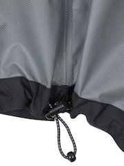 Mountain Warehouse Black Aerovent Waterproof Packable Windbreaker - Image 10 of 11
