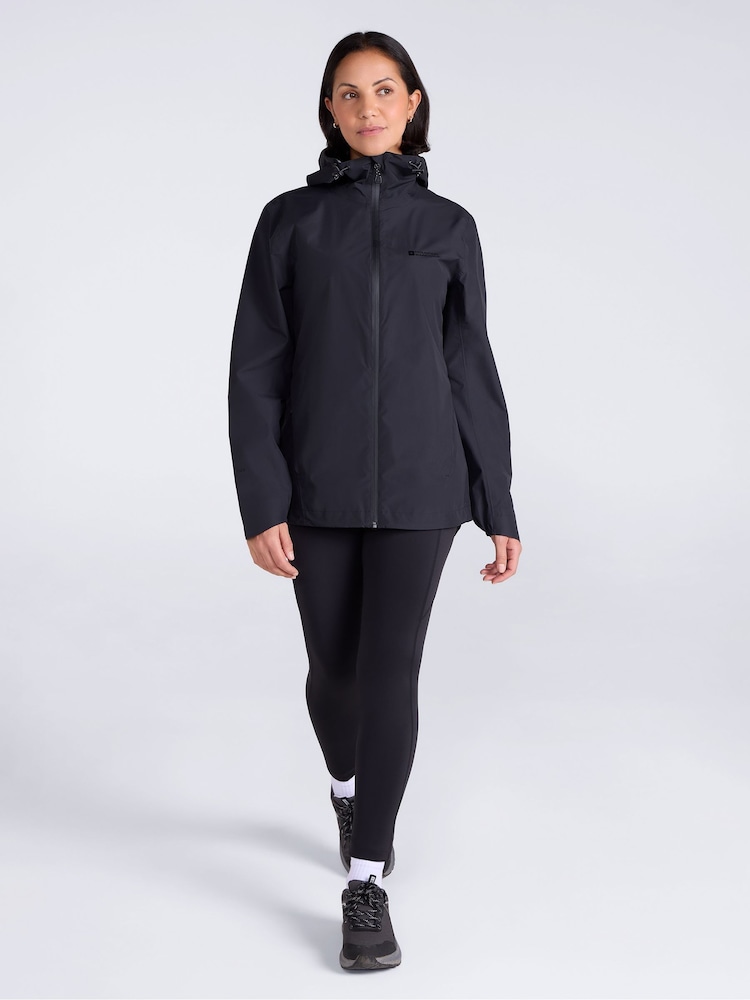 Mountain Warehouse Black Aerovent Waterproof Packable Windbreaker - Image 2 of 11 Mountain Warehouse Black Aerovent Waterproof Packable Windbreaker - Image 2 of 11