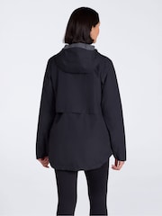 Mountain Warehouse Black Aerovent Waterproof Packable Windbreaker - Image 4 of 11