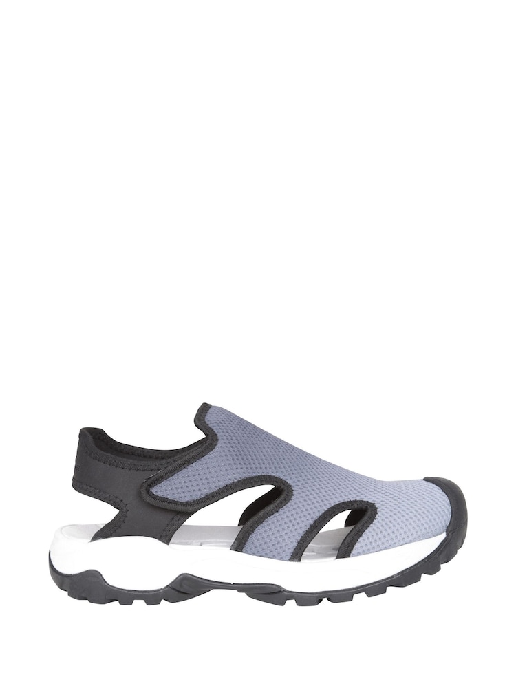 Mountain Warehouse Black Pier Kids Drainage Sandals - Image 1 of 7