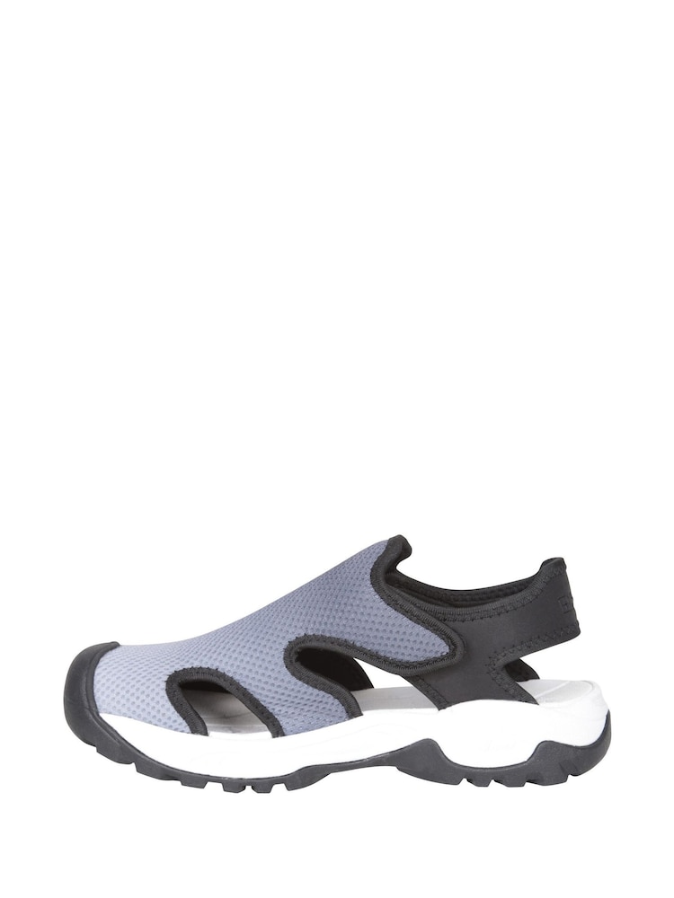 Mountain Warehouse Black Pier Kids Drainage Sandals - Image 2 of 7