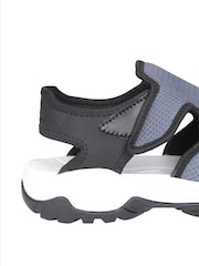 Mountain Warehouse Black Pier Kids Drainage Sandals - Image 6 of 7