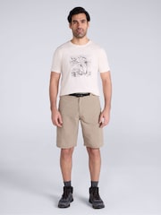 Mountain Warehouse Natural Saunter UV Max Quick Drying Belted Cargo Shorts - Image 2 of 5