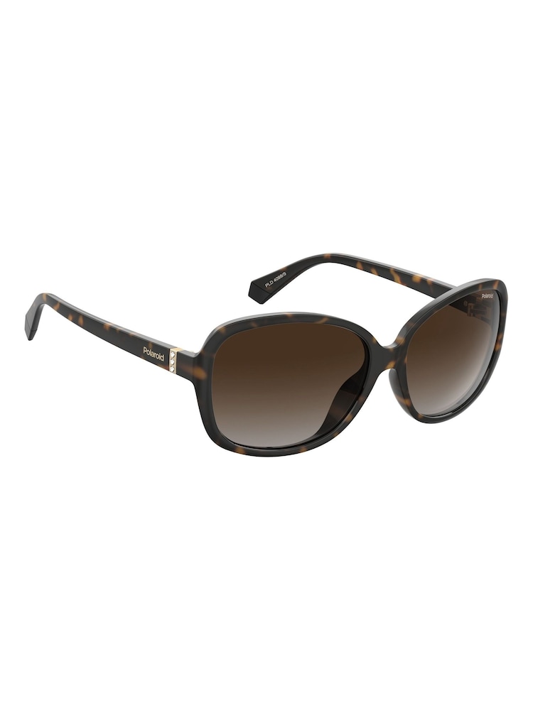 Polaroid 4098/S Butterfly Brown Sunglasses - Image 1 of 4