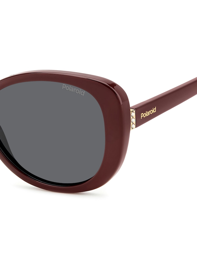 Polaroid Red 4154/S/X Butterfly Sunglasses - Image 4 of 4