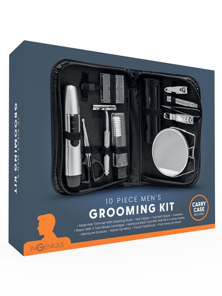 MenKind Black Grooming Kit with Trimmer - Image 2 of 2 MenKind Black Grooming Kit with Trimmer - Image 2 of 2
