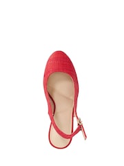 Dune London Red Capable Wedges - Image 5 of 6
