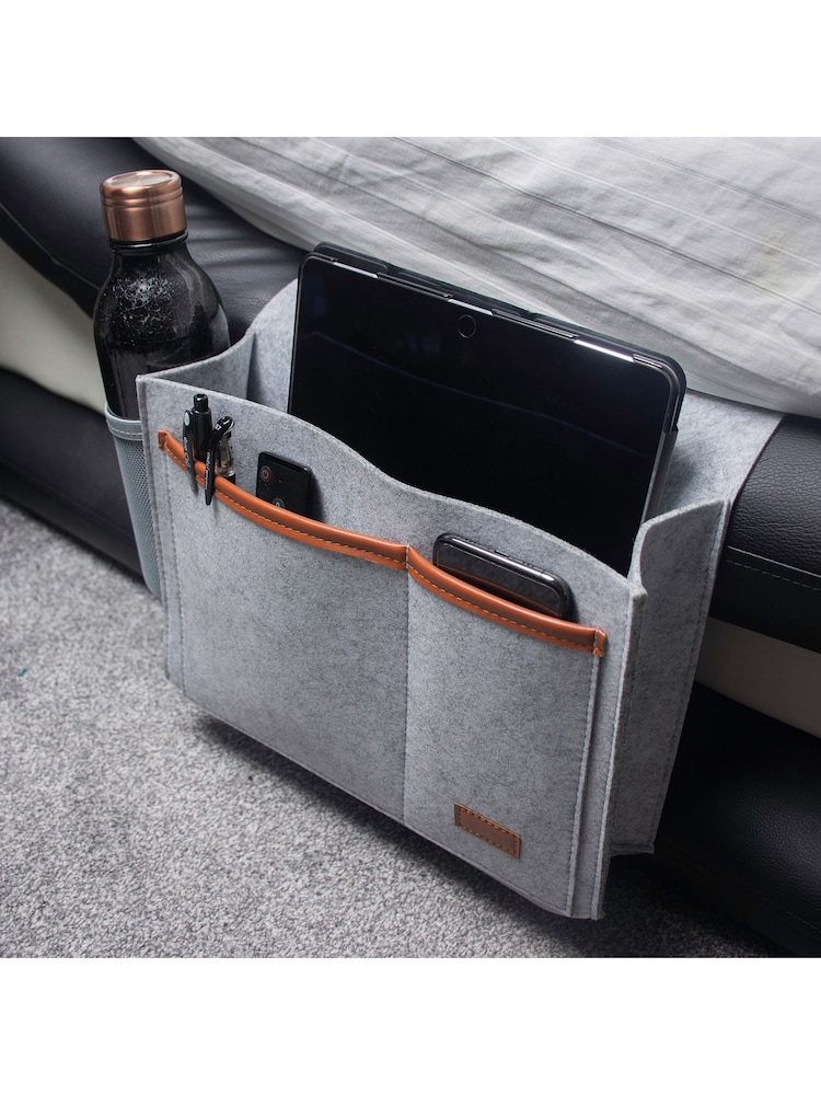 MenKind Grey Felt Storage Caddy - Image 1 of 4 MenKind Grey Felt Storage Caddy - Image 1 of 4