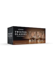 MenKind Twisted Glass set of 2 with Ice Stones - Image 5 of 5