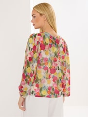 Star by Julien MacDonald Pink Frill Detail Blouse - Image 3 of 5