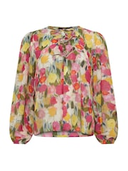 Star by Julien MacDonald Pink Frill Detail Blouse - Image 5 of 5