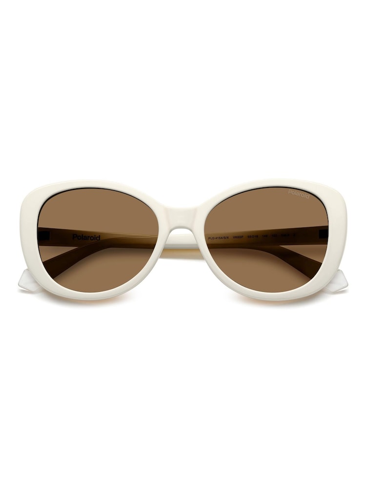 Polaroid 4154/S/X Butterfly White Sunglasses - Image 2 of 4