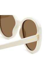 Polaroid 4154/S/X Butterfly White Sunglasses - Image 3 of 4
