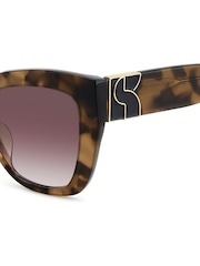 kate spade new york Bexley/G/S Cat Eye Brown Sunglasses - Image 4 of 4