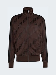 adidas Originals Brown Monogram Firebird Jacket - Image 6 of 6