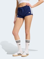 adidas Originals Blue Knitted Shorts - Image 1 of 6