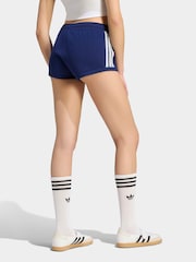 adidas Originals Blue Knitted Shorts - Image 2 of 6