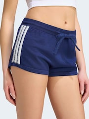 adidas Originals Blue Knitted Shorts - Image 5 of 6