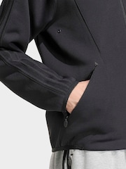 adidas Originals Black Spacer Teamgeist 26 Cutline Fullzip Hoodie - Image 4 of 6