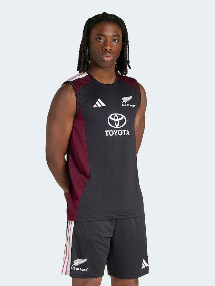 adidas Black All Blacks Singlet Tank Top - Image 1 of 7