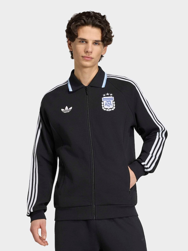 adidas Black Argentina Away Anthem Jacket - Image 1 of 6