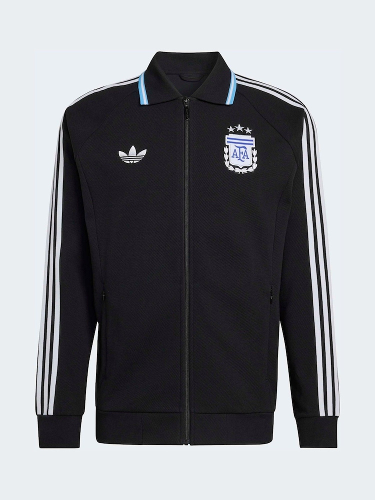 adidas Black Argentina Away Anthem Jacket - Image 6 of 6
